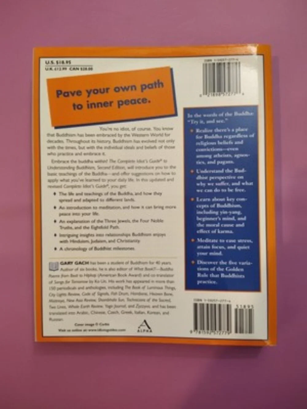 The Complete Idiot's Guide to Understanding Buddhism by Garry Gach (Paperback, …